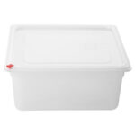 Hygiplas Click PP GN-Behälter 2/3 mit Deckel & 7 farbigen Clips 150mm 12Ltr (4 Stück) – Bild 2