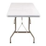 Bolero rechteckiger Klapptisch weiß 152cm – Bild 4