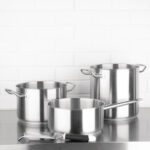 Vogue Edelstahl Stieltopf 5 Liter 24cm – Bild 6