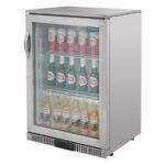 Polar Serie G Edelstahl Barkühlschrank mit Klapptür 138L – Bild 4