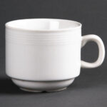 Olympia Linear stapelbare Teetassen 20cl (12 Stück) – Bild 2