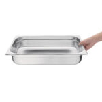 Vogue GN-Behälter Edelstahl 10cm GN1/1 – Bild 6