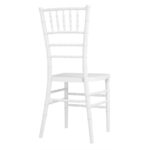 Bolero Chiavari Polypropylen Stühle Weiß (4 Stück) – Bild 3