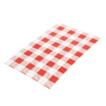 Fettabweisende Papierbögen Rotes Karo 190 x 310mm (200 Stück) – Bild 2