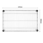 Vogue Gitterwandregal mit Halterungen 61cm breit – Bild 6