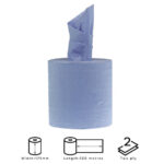 Jantex Handtuchrollen für Innenabrollung blau 2-lagig 120m (6 Stück) – Bild 9