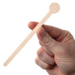 Fiesta Compostable biologisch abbaubare Cocktailrührer aus Holz 15cm (100 Stück) – Bild 3