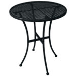 Bolero runder Bistrotisch Stahl schwarz 60cm (15 Stück)