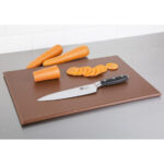 Hygiplas standard Schneidebrett mit hoher Dichte braun – Bild 2