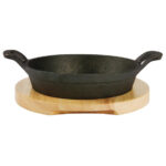 Olympia gusseiserne runde Servierpfanne mit Griffen 18cm – Bild 8