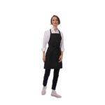 Chef Works Latzschürze mit zwei aufgesetzten Taschen in Schwarz – Bild 6