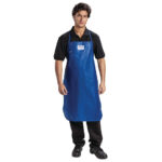 Burnguard Quicklean Nylon-Halterschürze blau