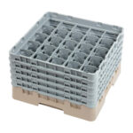 Cambro Gläserspülkorb beige mit 25 Fächern max Glashöhe 25,7cm – Bild 2
