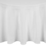 Mitre Essentials Occasions runde Tischdecke weiß 230cm – Bild 3