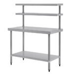 Vogue Arbeitstisch mit Regalboden und Wandregal 120cm – Bild 3