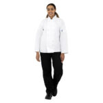 Whites Vegas Kochjacke lange Ärmel weiß XS