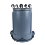 Rubbermaid BRUTE Abfalleimer grau 121L – Bild 5