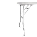 Vogue klappbarer Arbeitstisch aus Edelstahl 1220x610x780mm – Bild 3