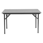 Bolero rechteckiger Klapptisch grau 122cm