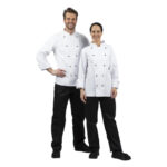 Whites Chicago Kochjacke lange Ärmel weiß M – Bild 2