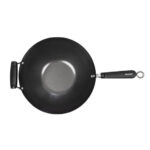 Antihaftbeschichteter Wok mit flachem Boden 35,5cm – Bild 3
