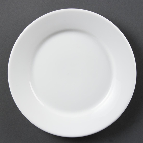 download_tla5-wg.jpg Olympia Whiteware Teller mit breitem Rand 23cm (12 Stück) – Bild 1