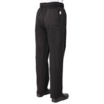 Nisbets Essentials Kochhose Schwarz XL – Bild 2