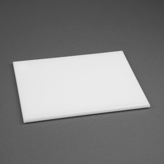 download_tnk5-yo.jpg Hygiplas HDPE kleines Schneidebrett weiß 300x 225x12mm – Bild 1