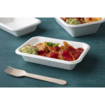 Fiesta Compostable kompostierbare Menüschalen aus Bagasse 45,5cl (50 Stück) – Bild 5