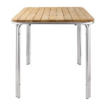 Bolero quadratischer Tisch Eschenholz 4 Beine 70cm