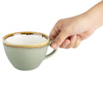 Olympia Kiln Cappuccinotassen Moos 34cl (6 Stück) – Bild 4