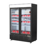 Polar G-Serie Gefrierschrank mit Sichtfenster 920Ltr Schwarz – Bild 4
