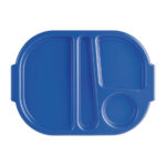 Olympia Kristallon Menütabletts blau 37,5 x 27,8cm (10 Stück) – Bild 2