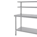 Vogue Arbeitstisch mit Regalboden und Wandregal 120cm – Bild 4