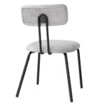 Bolero Fairfield Stühle, Schwarz-Grau-Mix (2 Stück) – Bild 3