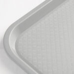 Olympia Kristallon Polypropylen-Schnellimbißtablett Grau Groß 450 mm – Bild 3