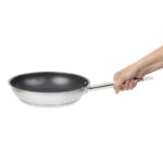 Vogue Antihaft-Teflon-Edelstahl Platinum Plus Bratpfanne 240 mm – Bild 6