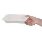Fiesta Compostable kompostierbare Menüschalen aus Bagasse 68cl (50 Stück) – Bild 2