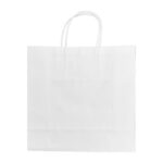 Fiesta Recycelbare Papiertüte mit Drehgriff Weiß - Klein (250 Stück) – Bild 4