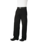 Chef Works Unisex Professional Series Küchenchefs Hose Schwarz Fischgrät M – Bild 10
