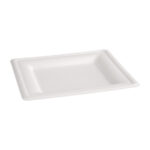 Fiesta Compostable kompostierbare Teller aus Bagasse quadratisch 26,1cm (50 Stück) – Bild 6