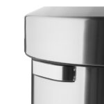 Bolero Gebürsteter Stahlbehälter mit offenem Deckel 70Ltr – Bild 3