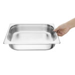 Vogue GN-Behälter Edelstahl 6,5cm GN2/3 – Bild 5