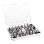 Vogue Tortendekoration Spritztüllen Set 52 verschiedene Tuben – Bild 2