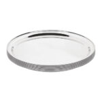 Olympia rundes Serviertablett Edelstahl 30,5cm – Bild 4
