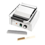 Nisbets Essentials Kontaktgrill gerillte obere Platte – Bild 6