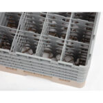 Cambro Gläserspülkorb beige mit 16 Fächern max Glashöhe 25,7cm – Bild 3