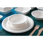 Fiesta Kompostierbare Bagasse-Schalen Rund 285ml (50 Stück) – Bild 7