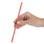 Fiesta Kompostierbare Schneeflocken Papierstrohhalme 210mm (250 Stück) – Bild 4