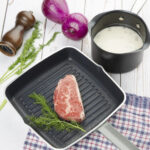 Vogue quadratische Skillet Grillpfanne antihaft 24cm – Bild 5